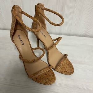 New size 10 Stiletto BEBE Berdine G, 3 strap Sandals